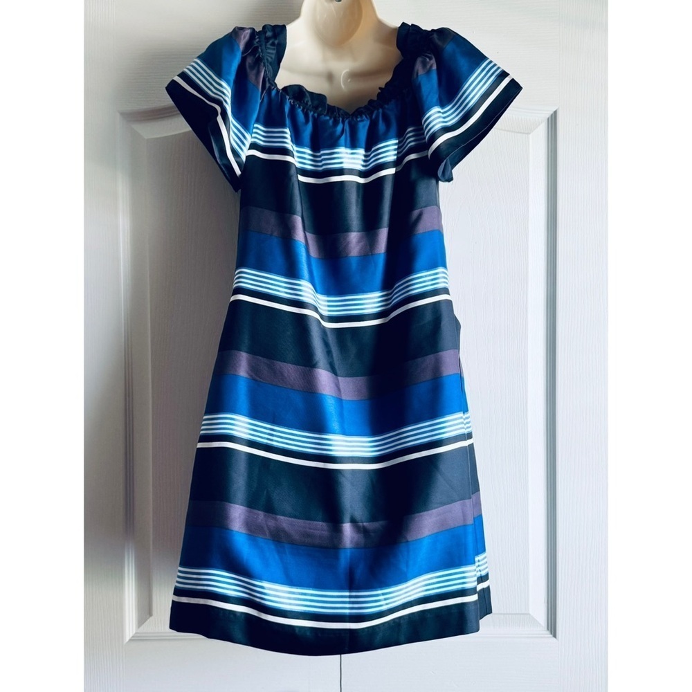 Banana Republic Silk Off The Shoulder Mini Dress - Picture 7 of 9